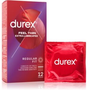 Durex Feel Thin Extra Lubricated preservativos 12 un.. Feel Thin Extra Lubricated