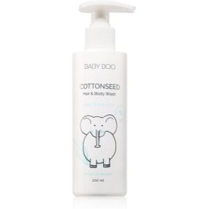 Baby Boo COTTONSEED Hair and Body Wash champô e gel de duche para bebés 0+ 200 ml. COTTONSEED Hair and Body Wash