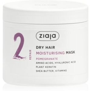 Ziaja Plant Essentials Pomegranate Máscara hidratante para o cabelo para cabelo seco 350 ml. Plant Essentials Pomegranate