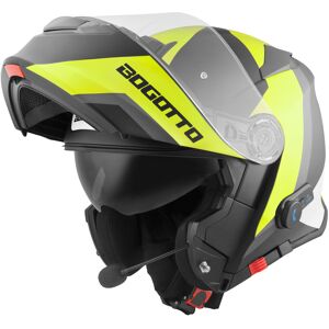 Bogotto V271 BT Zabu Capacete Bluetooth Preto Amarelo XS