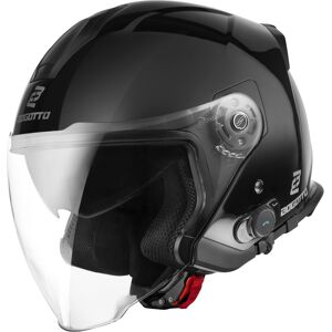Bogotto V586 BT Capacete Bluetooth Jet Preto XS