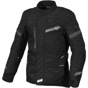 Macna Aspire jaqueta têxtil impermeável da motocicleta Preto 3XL