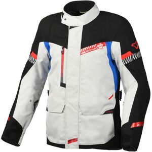 Macna Aspire jaqueta têxtil impermeável da motocicleta Preto Cinzento 3XL