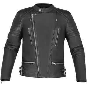 Richa Camden Jaqueta de couro da motocicleta Preto 54