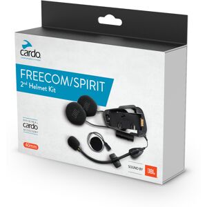 Cardo Freecom/Spirit JBL Segundo Conjunto de Expansão de Capacete Preto único tamanho