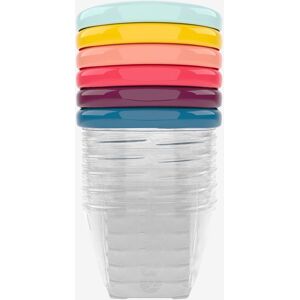 Lote de 6 caixas herméticas 180 ml da BABYMOOV Babybol laranja claro liso