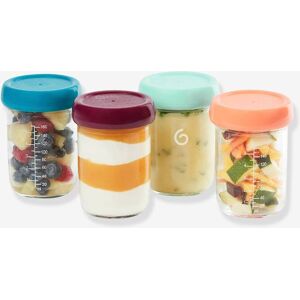 4 frascos Babybols em vidro (220 ml) da BABYMOOV verde medio liso