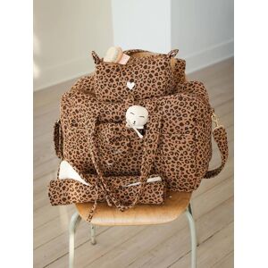 Saco de mudas 24 ou 48h leopardo, ENVIE DE FRAISE bege