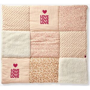 VERTBAUDET Tapete de chão em patchwork / Fundo de Parque, LOVELY LEO estampado rosa