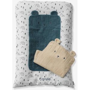 VERTBAUDET Colchão de mudas Hygge Therapy + 2 tapetes de mudas bege estampado