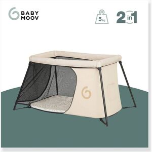 Cama de viagem ultraleve, Moov & Sleep da BABYMOOV bege-areia