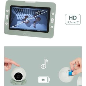 Intercomunicador nómada com câmara, YOO GO+ HD da BABYMOOV verde