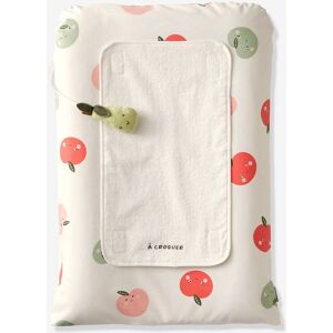 VERTBAUDET Colchão de mudas, Maçã branco estampado