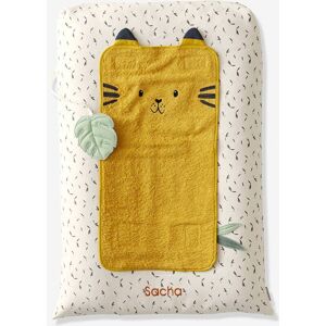 VERTBAUDET Colchão de mudas + 2 tapetes de mudas, personalizável, Hanói branco claro liso com motivo