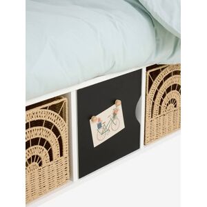 VERTBAUDET Porta bicolor para móveis de compartimentos branco