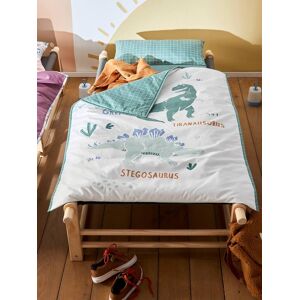 VERTBAUDET Pronto-a-dormir personalizável, especial autonomia, MINILI DINOSSAUROS verde medio liso com motivo
