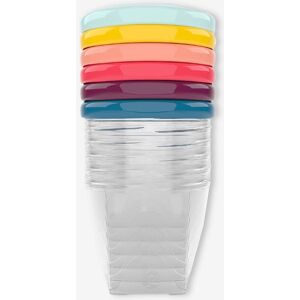 Lote de 6 caixas herméticas 250 ml da BABYMOOV Babybol laranja claro liso
