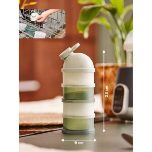 Babydose ergonómico, doseador de leite em pó, da BABYMOOV verde