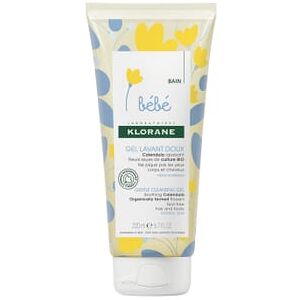 Klorane BEBÉ GEL ESPUMA SUAVE CORPO E CABELO 200ml