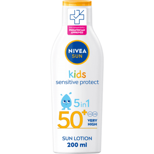 Solkräm barn Kids Sensitive Protect & Play Sun Lotion SPF50+ 200 ml NIVEA SUN