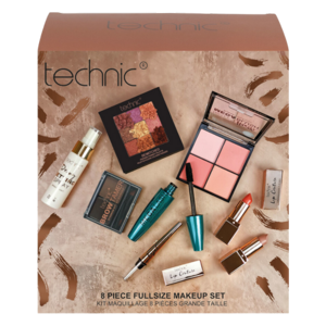 Technic 8 Piece Full Size Makeup Uppsättning - 8 dele