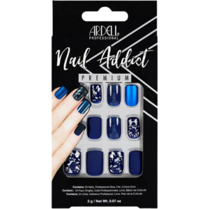 Ardell Nail Addict Artificiell Naglar - Matte Blue (24 PCS)