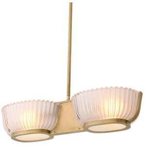 Eichholtz Artos Double taklampa vintage mässing