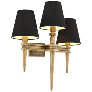 Eichholtz Waterloo vägglampa trippel vintage mässing