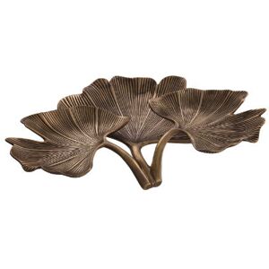 Eichholtz Ginkgo bricka vintage brass