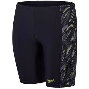 Speedo Badbyxor - Hyperboom Panel Jammer - Black/yellow - 9-10 År (134-140) - Speedo Badkläder 134-140