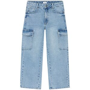 Grunt Jeans - Giant Cargo Dashing - Mid Blue - Grunt - 15 År (170) - Jeans 170