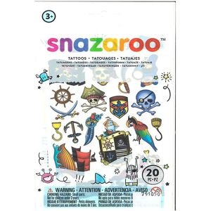 Snazaroo Tatueringar - 20 St. - Pirat - Snazaroo - One Size - Tatueringar One Size