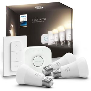 Philips Hue: Startkit White 3 x E27 med fjärrkontroll