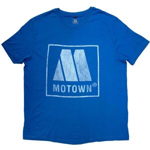 Motown Records: Unisex T-Shirt/Vintage Logo (Blue) (X-Large)