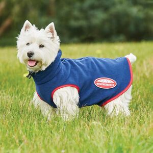 Weatherbeeta Comfitec hundjacka i fleece med dragkedja Dark Blue/Red 40 unisex