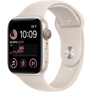 Apple Watch SE 44 mm (2022) GPS + Cellular Stjärnglans Sportband Stjärnglans M/L