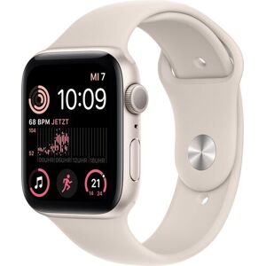 Apple Watch SE 44 mm (2022) GPS Stjärnglans Sportband Stjärnglans M/L