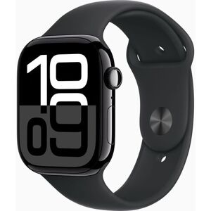 Apple Watch Series 10 Aluminium 46 mm (2024) GPS + Cellular jet black Sportband M/L svart