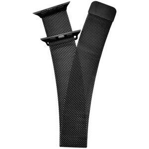 Rostfritt stål smartwatch armband 42/44/45/49 mm svart