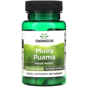 Swanson - Muira Puama 250 mg (10:1), 60 kapslar