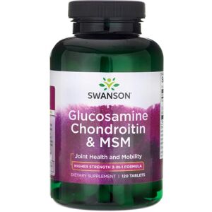 Swanson - Glukosamin/Kondroitin/MSM, 500/400/200 mg