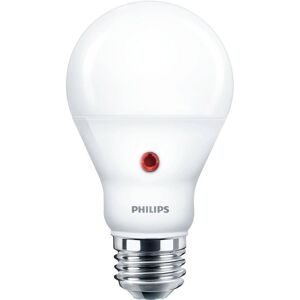 Philips LED 78269600 LED-lamp EEK F (A - G) 7.5 W = 60 W Varmvit (Ø x L) 6.2 cm x 11.4 cm inkl. dagsljussensor 1 st