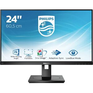 Philips 242S1AE LCD-skärm EEK E (A - G) 61 cm (24 tum) 1920 x 1080 pixel 16:9 4 ms Hörlursuttag, Audio Line In IPS LED