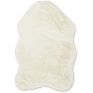 Skinnwille Fluffy Fäll, 60x90 / Ivory