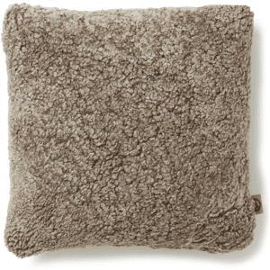 Skinnwille Curly Kuddfodral, 45x45 / Sahara