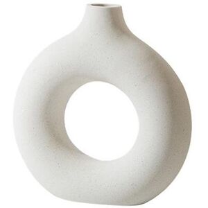 Tooarts Nordisk Ringformad Vas Moderna Dekorativa Vaser Keramisk Blomvas Modern Konst Rund Formad Vas