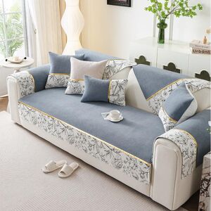 BC-Warm Home Premium Soffduk, Ryggstödshandduk Chenier Fyrårstids Universell Soffkudde, Fransk Lätt Lyx Halkfri Soffsitskudde Tyg 70*70cm