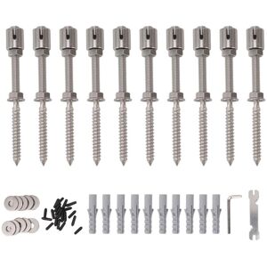 Vestidos Trådspaljé Rostfritt Stål Modern Flexibel Layout Osynlig Stark Lastbärande Väggspaljé för