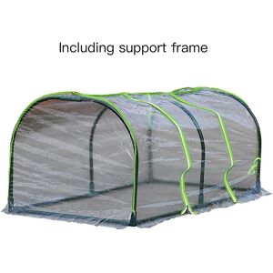 Neoglint Växthus för växter PVC Metallram 1,2x0,6x0,5m Mini Växthus för Trädgård Krukväxt
