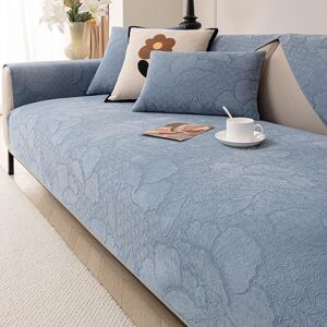 Your Warm Home Chenillesoffskydd enfärgat soffunderlägg jacquard soffskydd halkfritt fyra säsonger universellt förhindra kattskrap soffskydd 90x180cm 1pcs